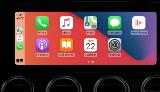 岳池apple维修网点分享如何将iPhone连接到CarPlay 